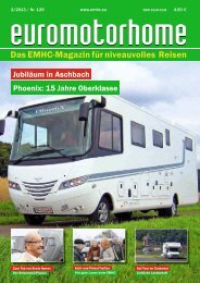 Das EMHC-Magazin für niveauvolles Reisen