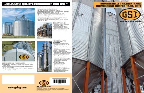 Commercial Hopper Tanks (GERMAN) - GRAIN SYSTEMS INC.