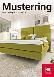 Boxspring Evolution - Musterring International