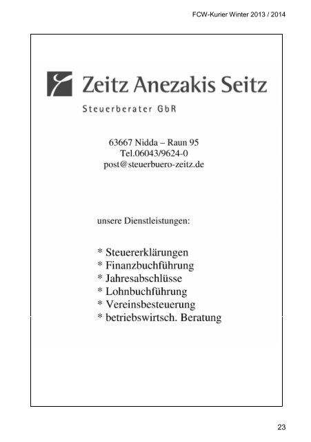 Download von Heft 2013 / 5 - fcw-kurier.de