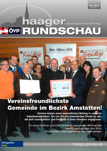 haager RUNDSCHAU - ÖVP Haag