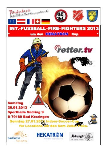 5. Internationales Fußball-Fire-Fighters-Turnier - Retter.tv