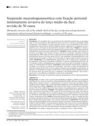 Suspensão musculoaponeurótica com fixação periostal ... - RBCP