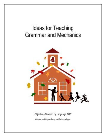 Ideas for Teaching Grammar and Mechanics - Bonneville Joint ...