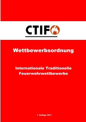 CTIF Wettbewerbsordnung Auflage 2011 [pdf] - Freiwillige ...