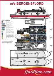 Facts m/s BERGENSFJORD - Fjord Line
