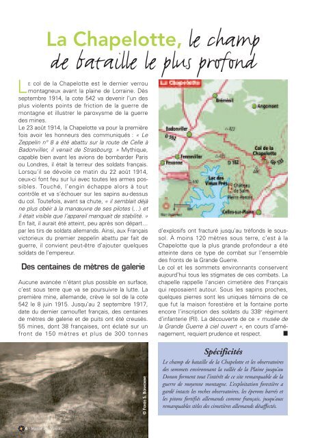 Massif des Vosges 1914-1918 - HoriZon14-18.eu