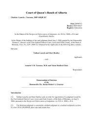 Laasch v. Turenne - Alberta Courts