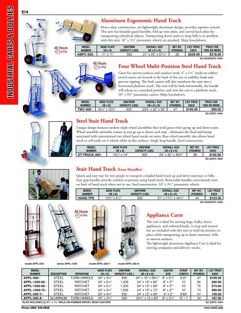 Material Handling Catalog - Casters