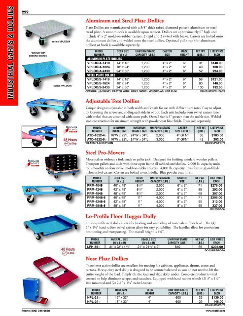 Material Handling Catalog - Casters