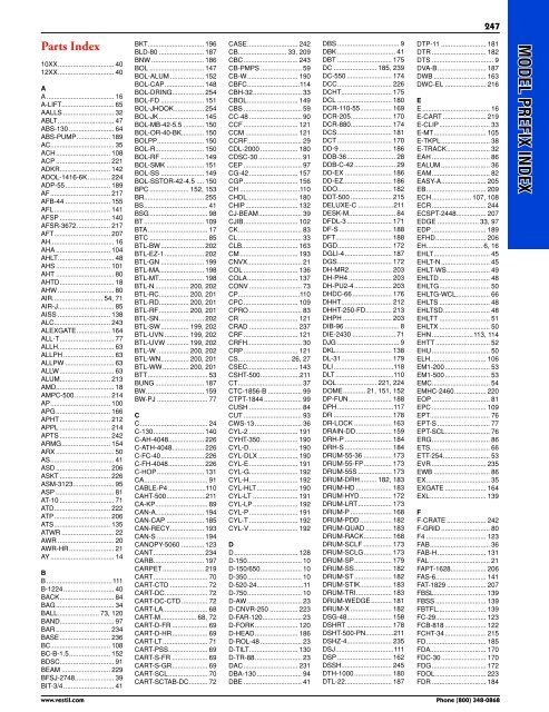 Material Handling Catalog - Casters