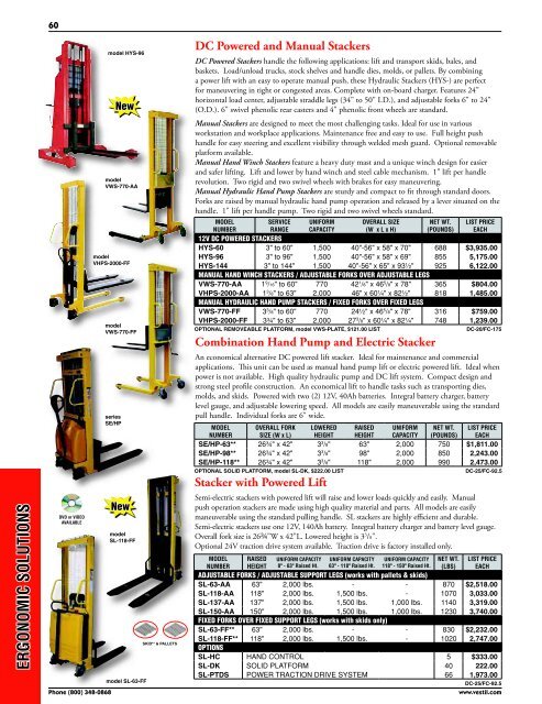 Material Handling Catalog - Casters