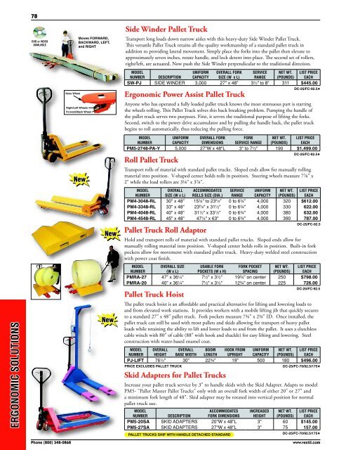 Material Handling Catalog - Casters