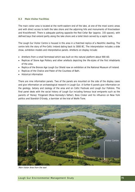 Lough Gur Environmental Management Study February 2009