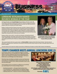 The Business Advocate June 2009 - Tempe Chamber of Commerce