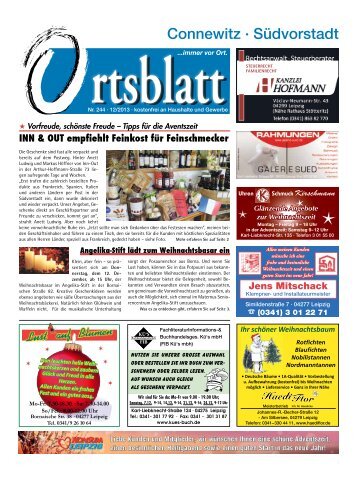 Connewitz · Südvorstadt - Ortsblatt Leipzig
