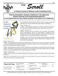 A Publication of Mosaic Law Congregation The ... - My Host Control