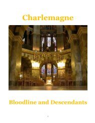 Charlemagne Bloodline and Descendants - AncestryFootprints