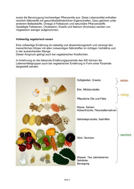 NACHHALTIGE ERNÄHRUNG: ÖFTER VEGETARISCH ESSEN