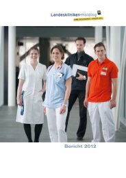Bericht 2012 - NÖ Landeskliniken-Holding