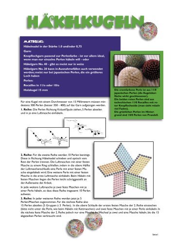 Häkelkugeln - Perlenhaekeln.de