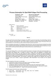 Process Automation for Spot Weld Fatigue Post Processing