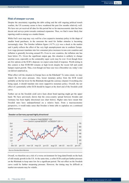 Reading the Markets Sweden - Danske Analyse - Danske Bank