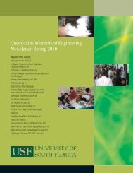 2010 - Chemical & Biomedical Engineering - University of South ...