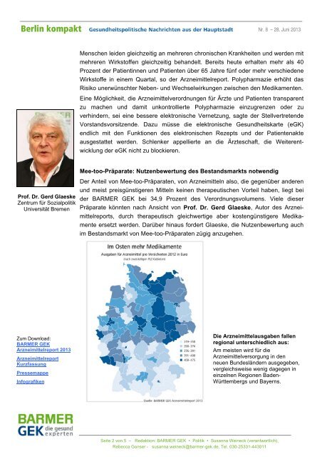 Berlin kompakt Nr. 8/2013 ( PDF , 210 KB ) Hinweis - Presse