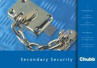 CHUBB PRODUCT CATALOGUE v2 - Lumsden Security