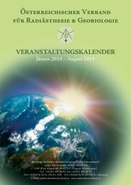 Österreichischer Verband für Radiästhesie & Geobiologie