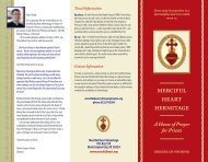 merciful heart hermitage - Diocese of Phoenix