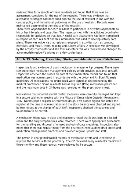 Gallen Priory Nursing Home, 37, inspection report 28 - hiqa.ie