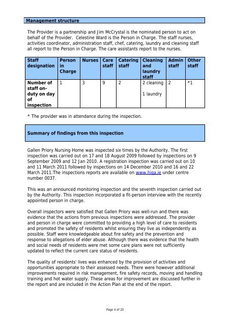 Gallen Priory Nursing Home, 37, inspection report 28 - hiqa.ie