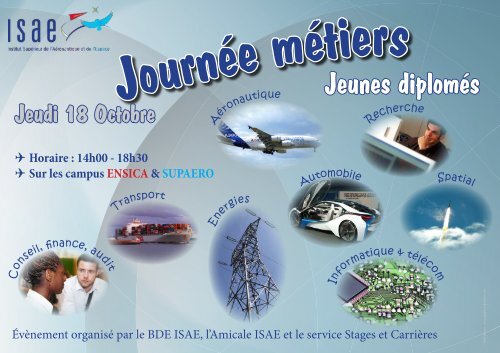 Journée métiers du 18 octobre 2012 - Amicale ISAE-SUPAERO ...