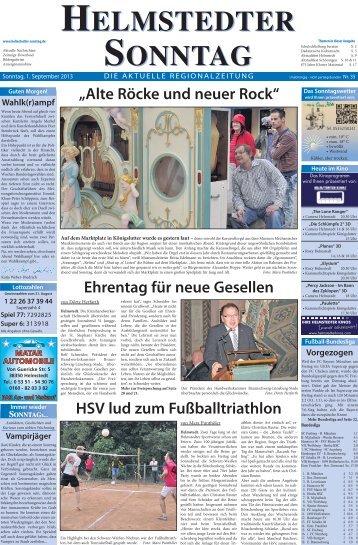 HELMSTEDTER SONNTAG HELMSTEDTER ... - ViP 4 Helmstedt