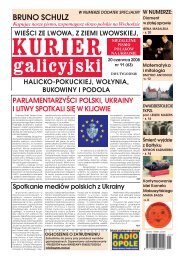 Kurier Galicyjski 11/2008 - Wschodnia Gazeta Codzienna