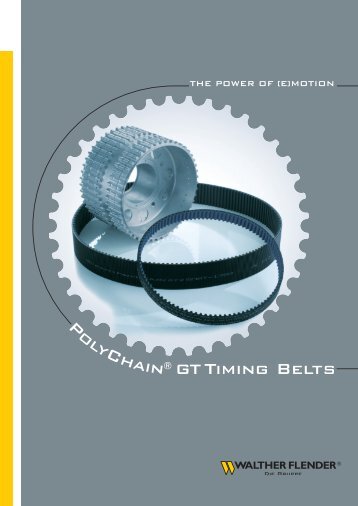 PolyChain® GT Timing Belts - Walther Flender