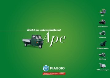 broschüre downloaden - Piaggio Ape Händler