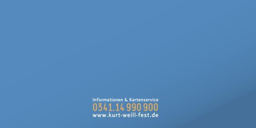 Das Festspiel-Programm - Roßdeutscher & Bartel