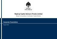 Meghraj Capital Advisors Private Limited Corporate Presentation