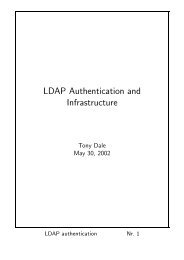 LDAP authentication for COSC's linux labs