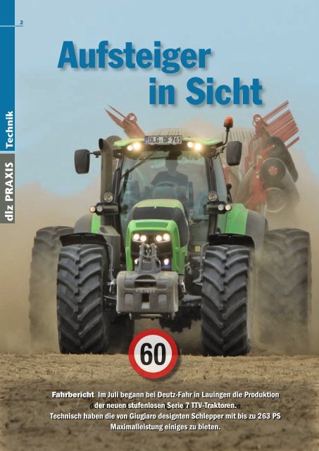 Serie 7 Fahrbericht - Deutz-Fahr