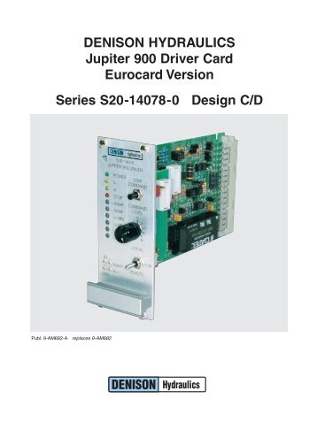 DENISON HYDRAULICS Jupiter 900 Driver Card Eurocard Version ...