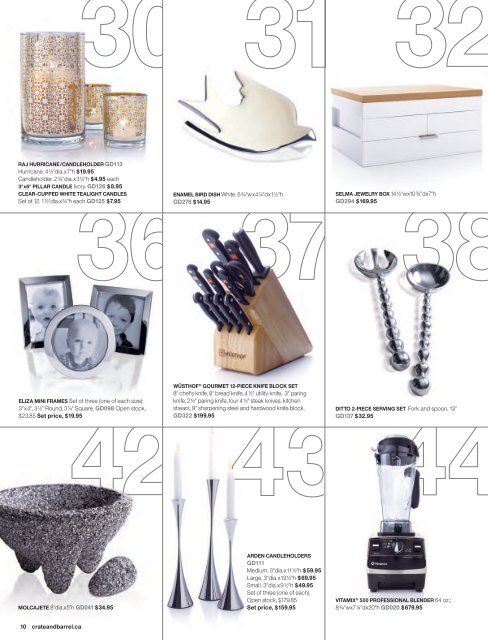 Holiday Gift Guide 2012 - Crate & Barrel
