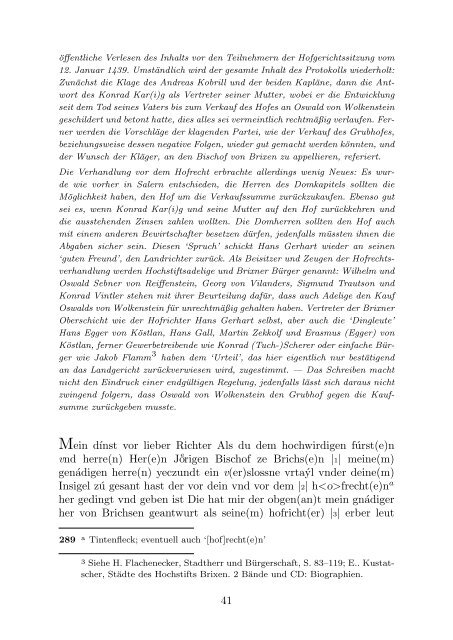 Die Lebenszeugnisse Oswalds von Wolkenstein. Edition und ...