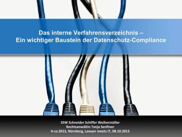 Das interne Verfahrensverzeichnis - it-sa