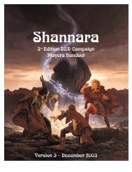 3rd Edition D&D Campaign Players Handout Version 3 ... - Qwest.net