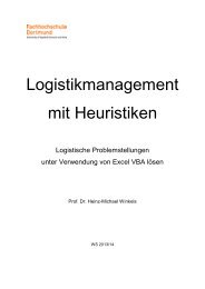 Modellbasiertes Logistikmanagement - Prof. Dr. Heinz-Michael ...