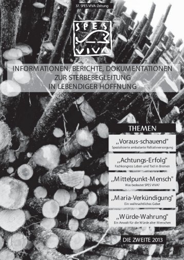 37. SPES VIVA-Zeitung